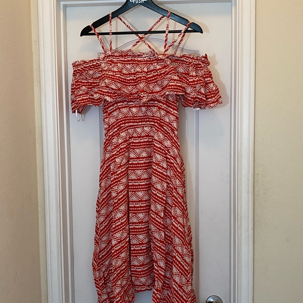 Love Riche Boho Aztec/Block Pattern Sundress | Size Small | NWT
